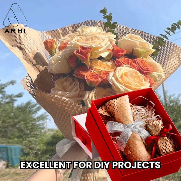ARHI Honeycomb Packing Paper 12"x100' for Packing Moving & Gifts | Free Shipping