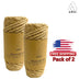 2 Pack ARHI 200FT Natural Jute Twine Rope 4mm 3Ply for Gardening & Packing Craft