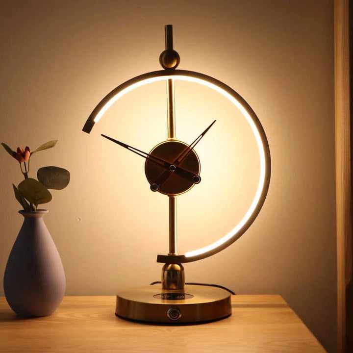 ZORA CLOCK LAMP (WIRELESS CHARGING)