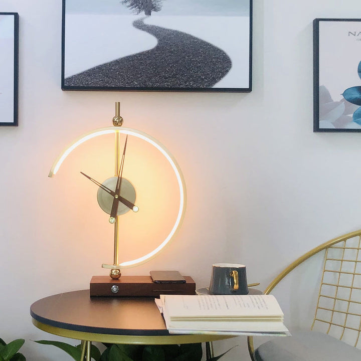 ZORA CLOCK LAMP (WIRELESS CHARGING)