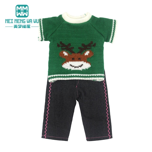Clothes for Dolls Fits 43cm Toy New Born Doll american doll Fashion cotton jacket pink rose red white purple