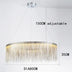 Postmodern Style Living Room Chain Led Chandelier Nordic Creative Bedroom Dining room Cloth Store Tassel Chain Light Fixtures
