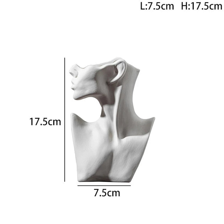 Ceramic Vase Woman Body Art Vase
