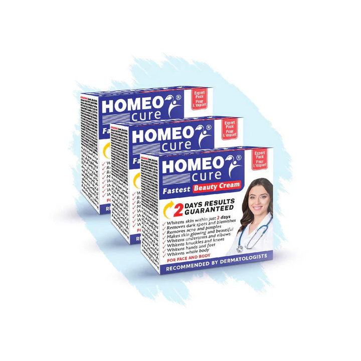 Pack of 3 Homeo Cure Beauty Cream Fresh Stock Expiry 2028
