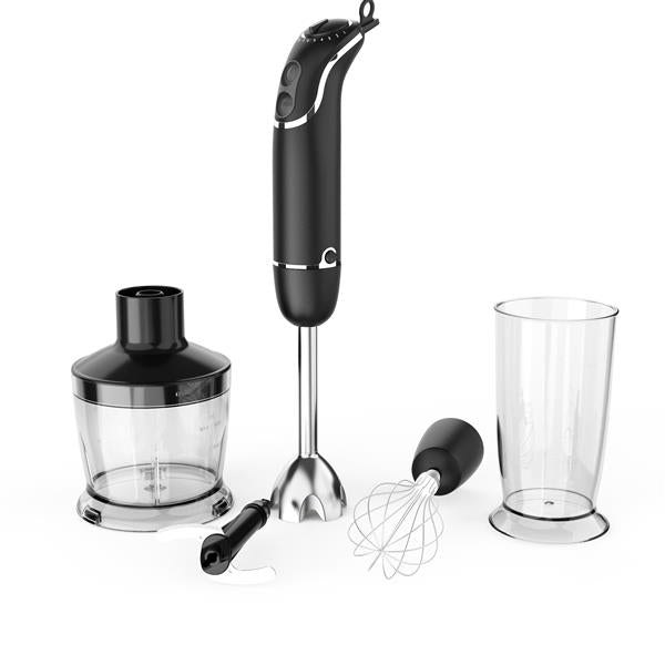 Electric 4-in-1 Hand Immersion Blender with 12-Speed Multipurpose