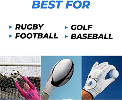 Football Gloves Enhanced Sticky Grip, College Football Gloves - Adults and Kids, Football Gloves Men in (M, L, XL)