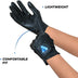 Football Gloves Enhanced Sticky Grip, College Football Gloves - Adults and Kids, Football Gloves Men in (M, L, XL)