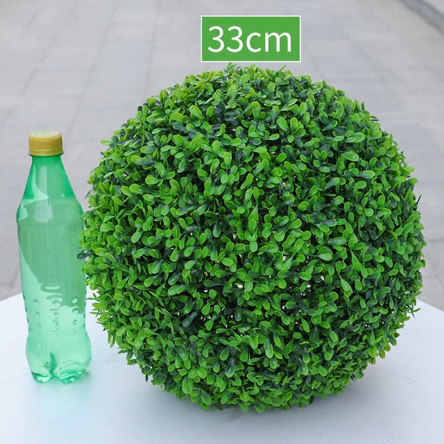 Artificial Plant Ball Round Boxwood Hanging Plant Indoor Outdoor Home Wedding Party Hotel Front Porch Potted Plant Decoration