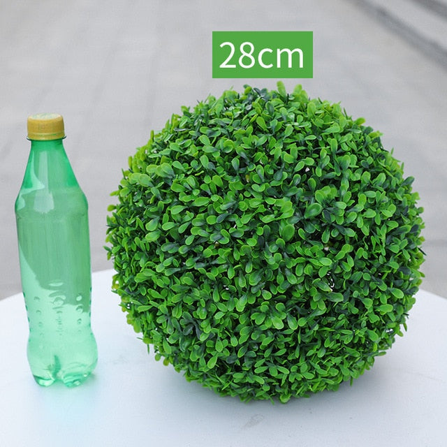 Artificial Plant Ball Round Boxwood Hanging Plant Indoor Outdoor Home Wedding Party Hotel Front Porch Potted Plant Decoration