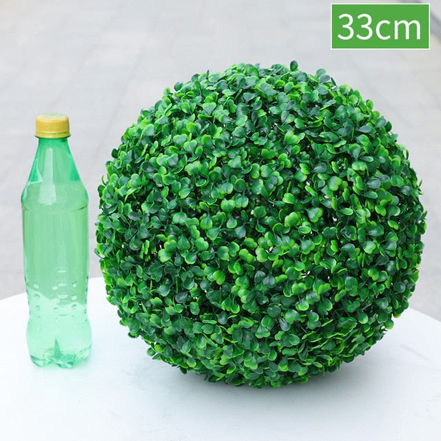 Artificial Plant Ball Round Boxwood Hanging Plant Indoor Outdoor Home Wedding Party Hotel Front Porch Potted Plant Decoration