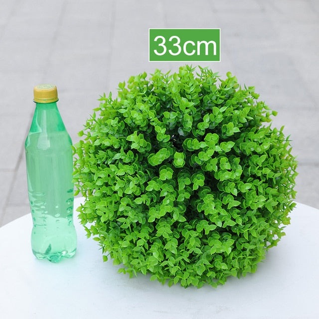 Artificial Plant Ball Round Boxwood Hanging Plant Indoor Outdoor Home Wedding Party Hotel Front Porch Potted Plant Decoration