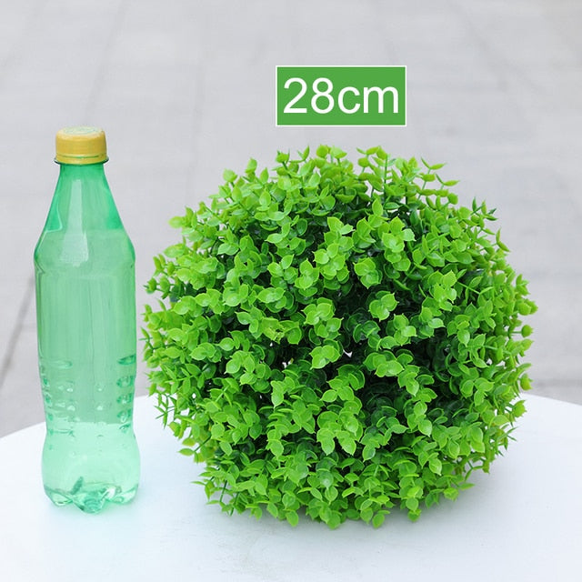 Artificial Plant Ball Round Boxwood Hanging Plant Indoor Outdoor Home Wedding Party Hotel Front Porch Potted Plant Decoration