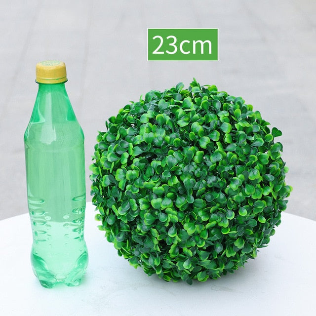 Artificial Plant Ball Round Boxwood Hanging Plant Indoor Outdoor Home Wedding Party Hotel Front Porch Potted Plant Decoration