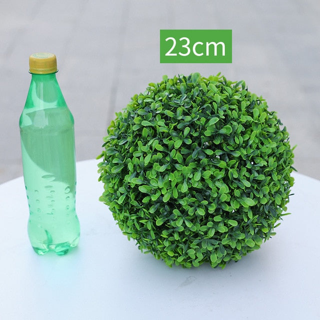 Artificial Plant Ball Round Boxwood Hanging Plant Indoor Outdoor Home Wedding Party Hotel Front Porch Potted Plant Decoration