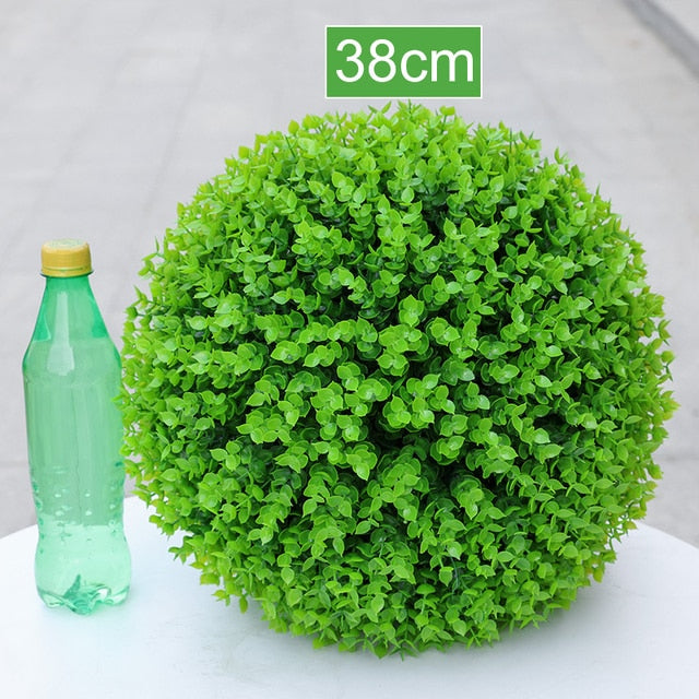 Artificial Plant Ball Round Boxwood Hanging Plant Indoor Outdoor Home Wedding Party Hotel Front Porch Potted Plant Decoration