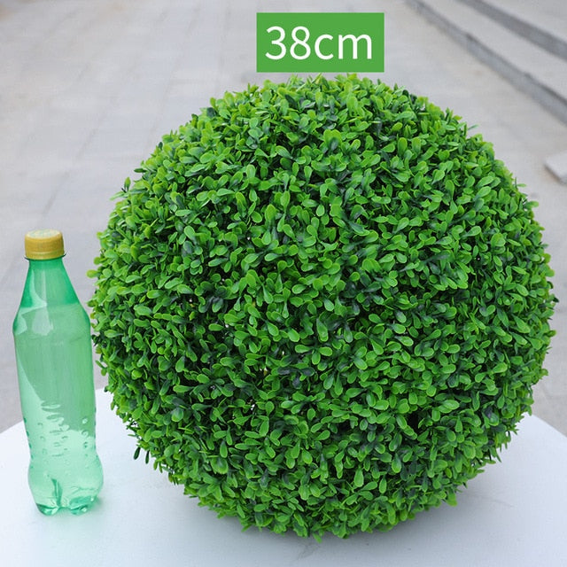 Artificial Plant Ball Round Boxwood Hanging Plant Indoor Outdoor Home Wedding Party Hotel Front Porch Potted Plant Decoration