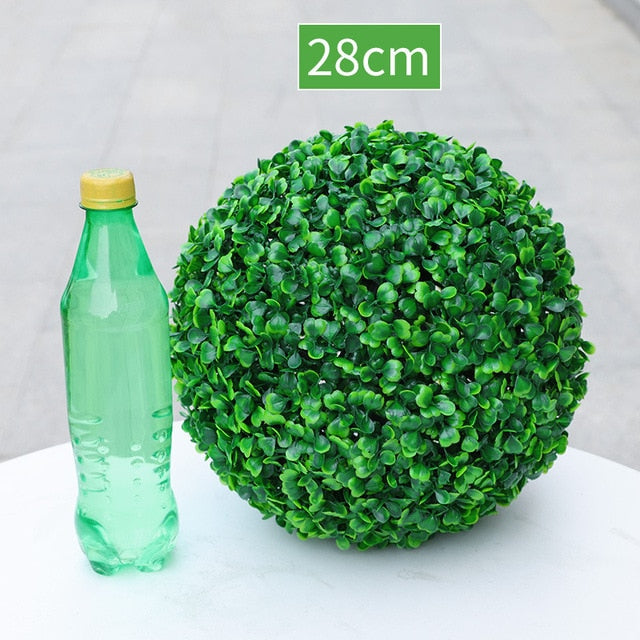 Artificial Plant Ball Round Boxwood Hanging Plant Indoor Outdoor Home Wedding Party Hotel Front Porch Potted Plant Decoration