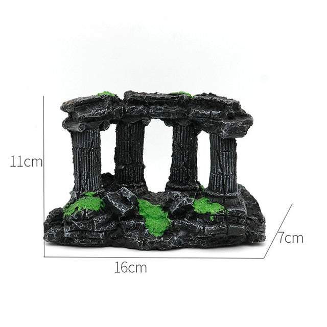 Used for pet fish tank rockery landscaping size aquarium house plant decoration background ornamental fish aquarium accessories